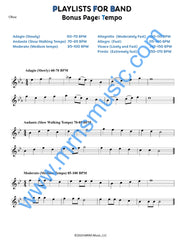 Playlists For Band Oboe Book (Student Book Only)