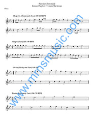 Playlists For Band Oboe Book (Student Book Only)