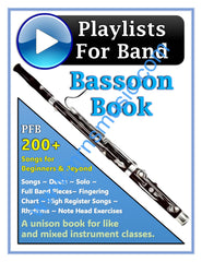 Playlists For Band Bassoon Book (Student Book Only)