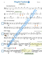 Playlists For Band Bassoon Book (Student Book Only)