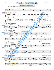 Playlists For Band Bassoon Book (Student Book Only)