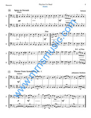 Playlists For Band Bassoon Book (Student Book Only)