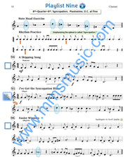 Playlists For Band Clarinet Book (Student Book Only)