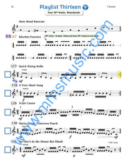 Playlists For Band Clarinet Book (Student Book Only)