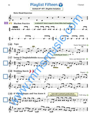 Playlists For Band Clarinet Book (Student Book Only)