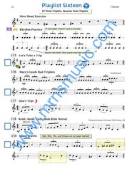 Playlists For Band Clarinet Book (Student Book Only)