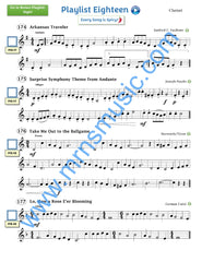 Playlists For Band Clarinet Book (Student Book Only)