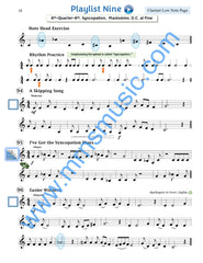 Playlists For Band Clarinet Book (Student Book Only)