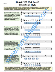 Playlists For Band Clarinet Book (Student Book Only)