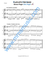 Playlists For Band Clarinet Book (Student Book Only)