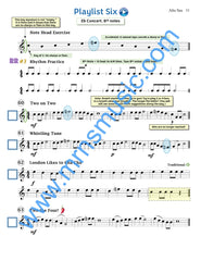 Playlists For Band Alto Saxophone Book (Student Book Only)