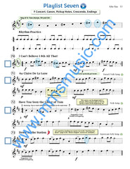 Playlists For Band Alto Saxophone Book (Student Book Only)