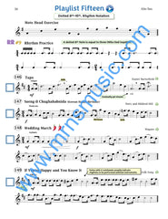 Playlists For Band Alto Saxophone Book (Student Book Only)