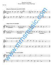 Playlists For Band Alto Saxophone Book (Student Book Only)