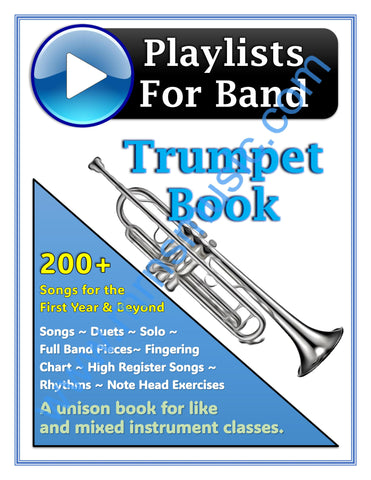 Playlists For Band Trumpet Book (Student Book Only)