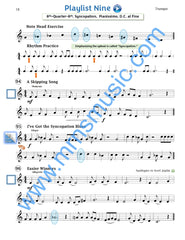 Playlists For Band Trumpet Book (Student Book Only)