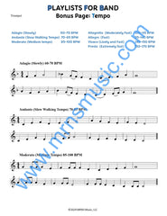 Playlists For Band Trumpet Book (Student Book Only)