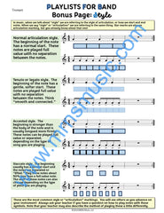 Playlists For Band Trumpet Book (Student Book Only)