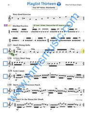 Playlists For Band French Horn Book (Student Book Only)