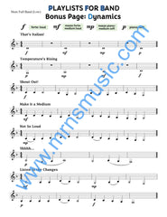 Playlists For Band French Horn Book (Student Book Only)