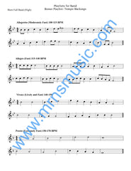 Playlists For Band French Horn Book (Student Book Only)