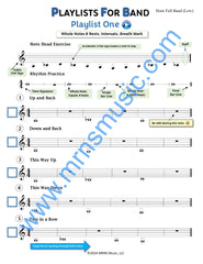 Playlists For Band French Horn Book (Student Book Only)