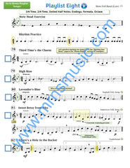 Playlists For Band French Horn Book (Student Book Only)