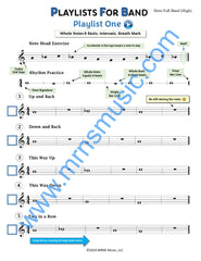 Playlists For Band French Horn Book (Student Book Only)