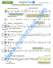 Playlists For Band French Horn Book (Student Book Only)