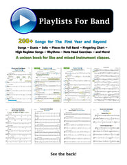 Playlists For Band French Horn Book (Student Book Only)