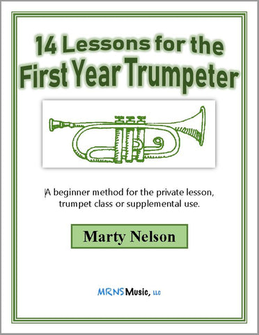 14 Lessons for the First Year Trumpeter - Class set of 10