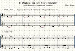 14 Lessons for the First Year Trumpeter - Class set of 10