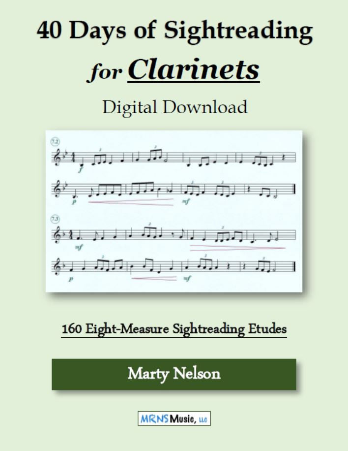 40 Days of Sightreading for Clarinet
