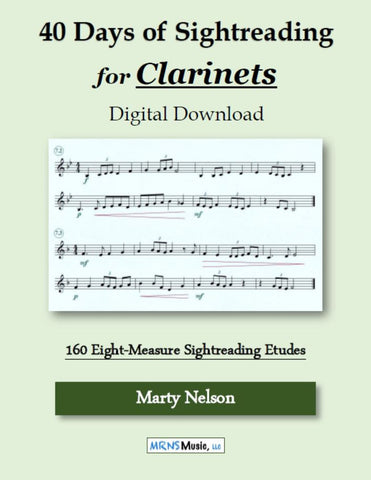 40 Days of Sightreading for Clarinet