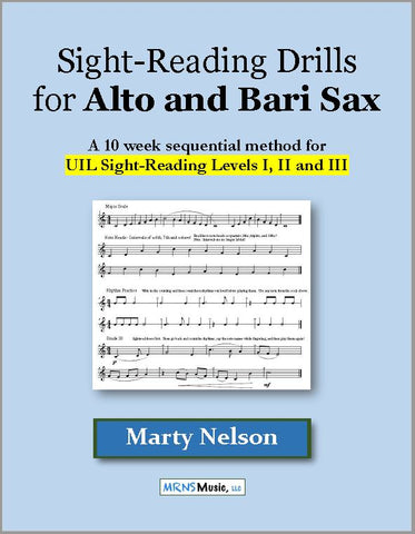Sight-Reading Drills for Alto and Bari Sax