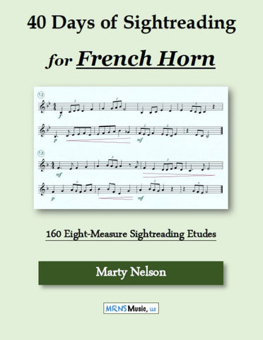 40 Days of Sightreading for French Horn