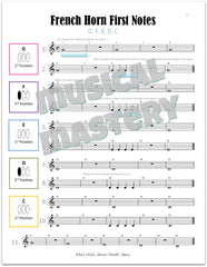 Musical Mastery for Band French Horn Book 1