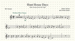 Hunt House Days Solo for Clarinet and Piano