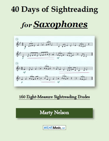 40 Days of Sightreading for Saxophones