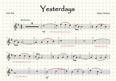 Yesterdays Solo for Alto Sax and Piano
