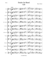Etudes for Band - 24 Progressive, Unison Full Page Etudes for Full Band